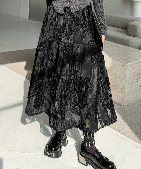 Three-dimensional Pattern Skirt